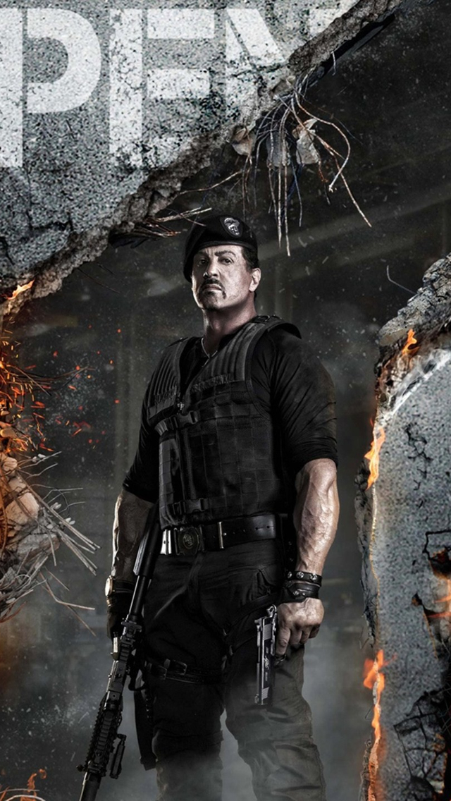 The Expendables 2 iPhone 5 Wallpaper