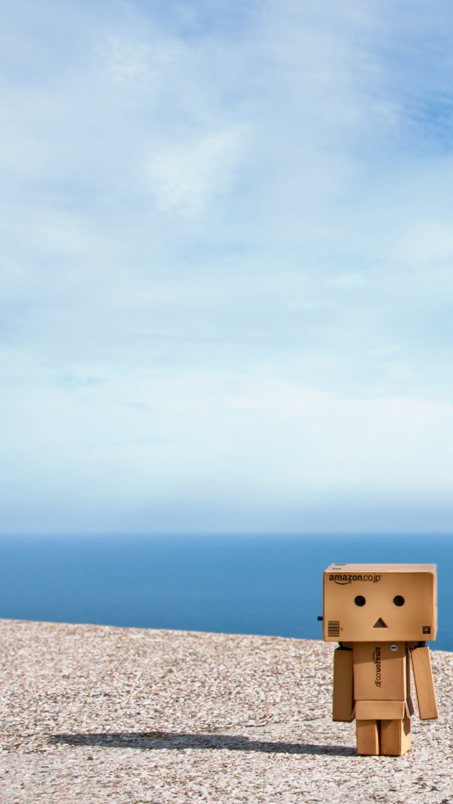 Danbo in formentor iPhone 5 Wallpaper