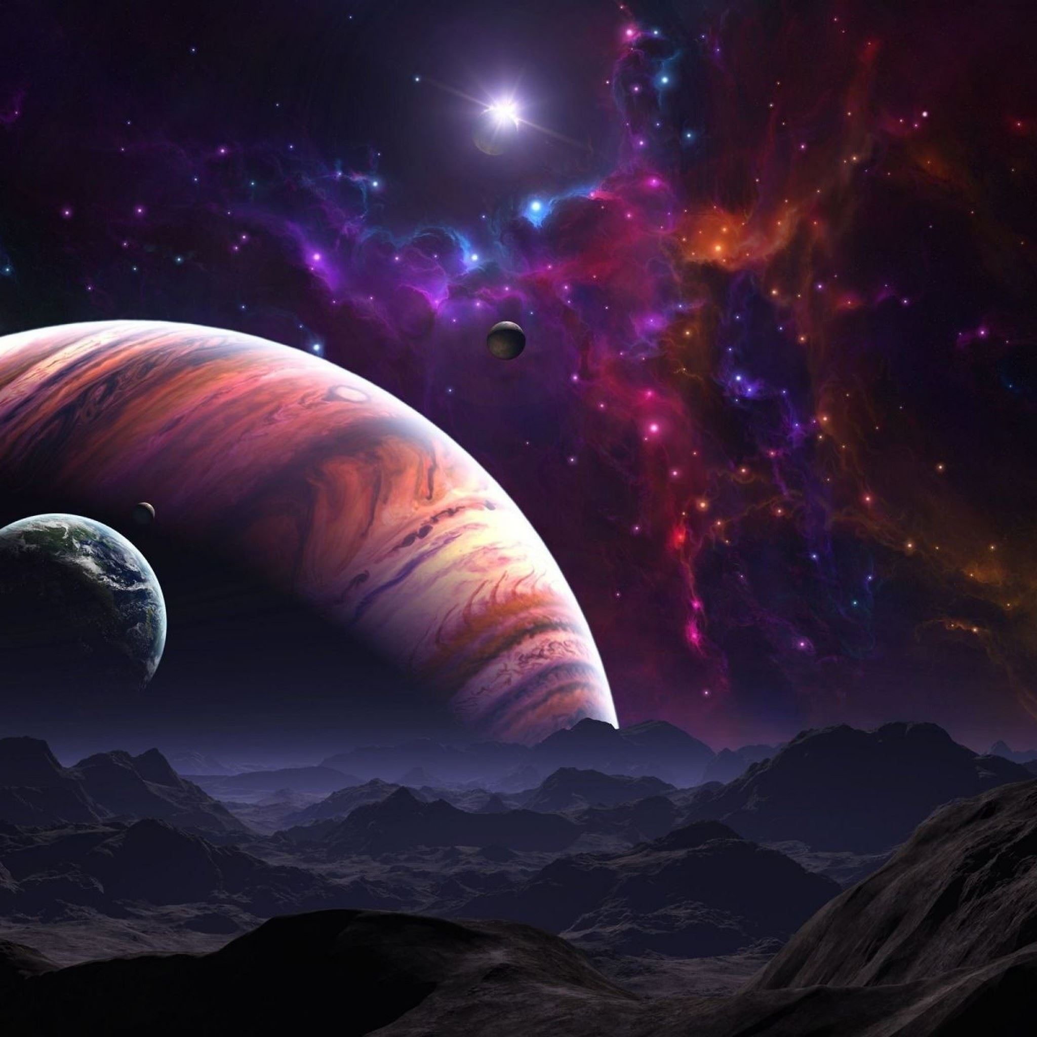 Space Star Planet IPad Air Wallpaper Download IPhone Wallpapers IPad 