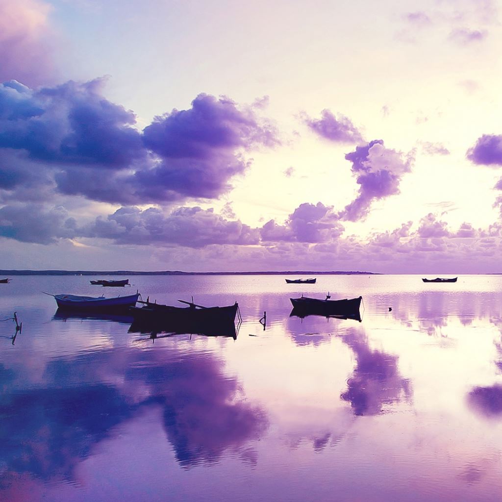 Purple-Sunset-In-Ocean-ipad-wallpaper-ilikewallpaper_com.jpg