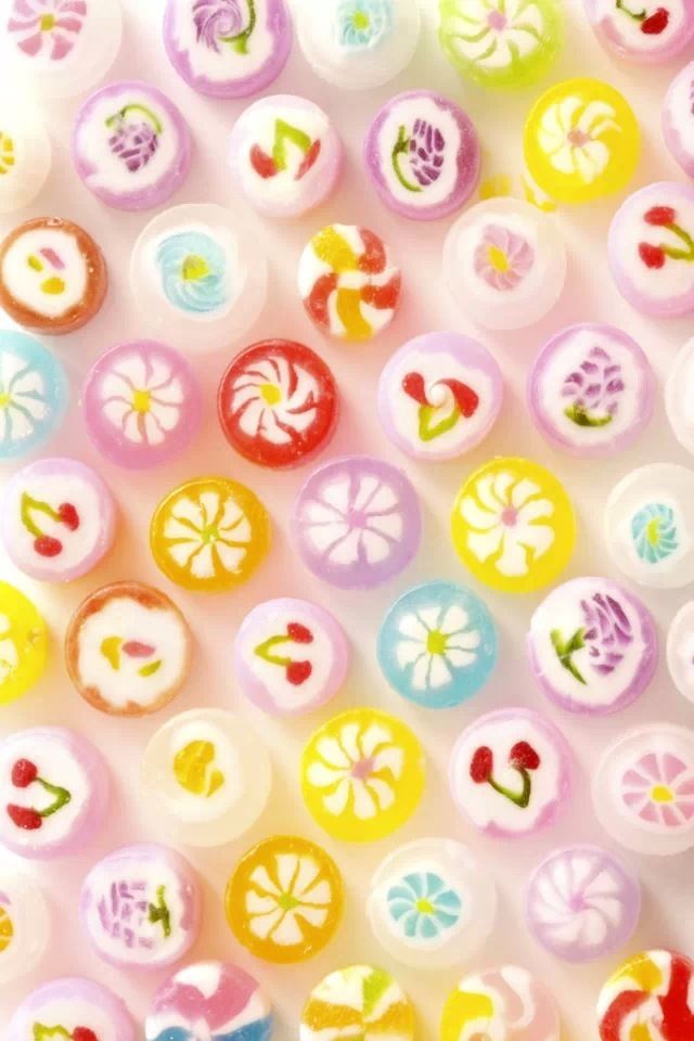 画像 かわいい スイーツお菓子のイラスト スマホ壁紙 待ち受け画像 Naver まとめ