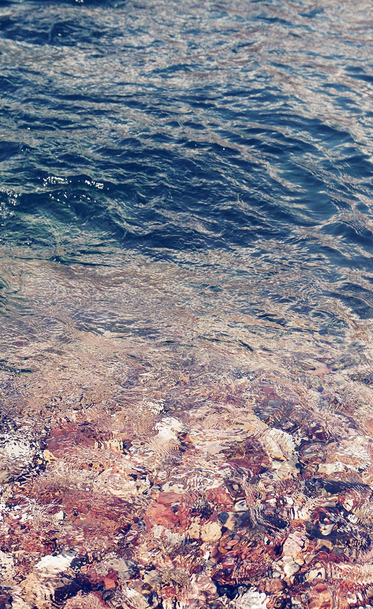 Water Ripples Sea Clear Nature Pattern IPhone 4s Wallpaper Download 
