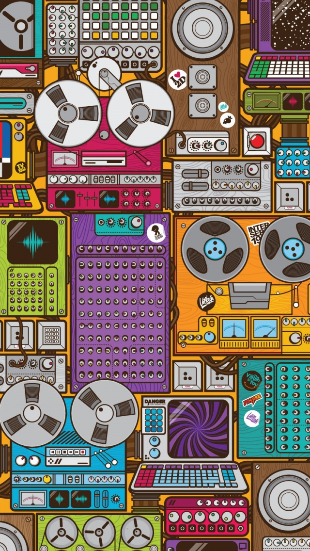 Magnetophone-iphone-5-wallpaper-ilikewallpaper_com.jpg