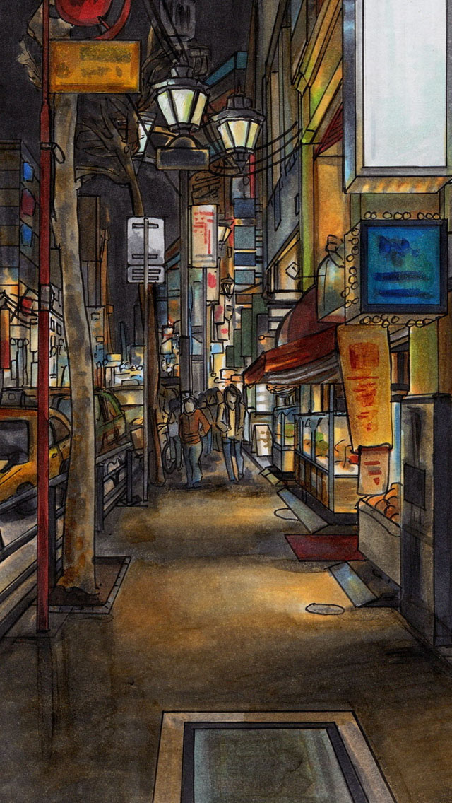 Urban-drawing-iphone-5-wallpaper-ilikewallpaper_com.jpg