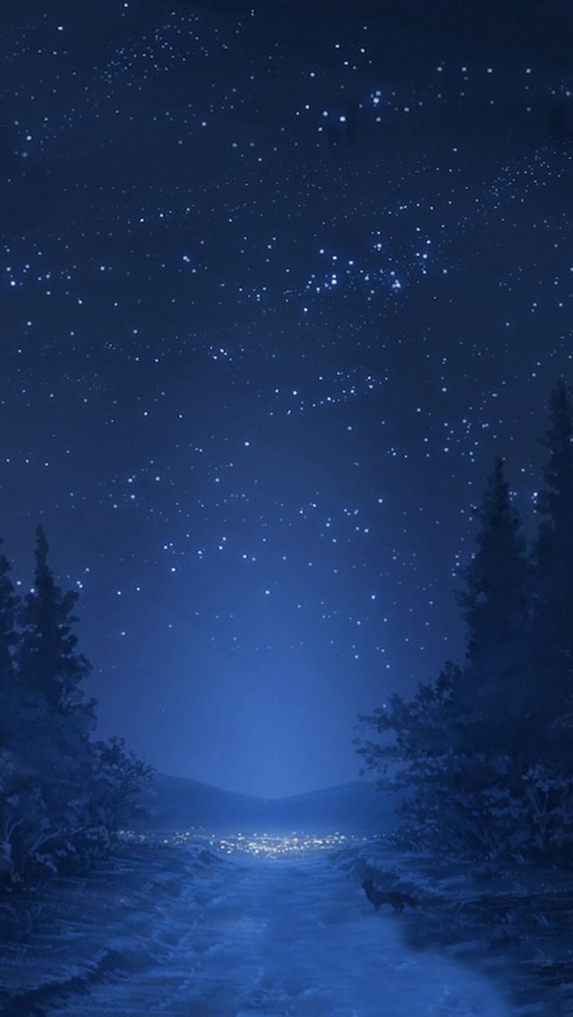 Night sky iPhone 5s Wallpaper Download  iPhone Wallpapers, iPad 