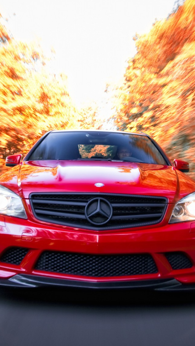 Mercedes c63 amg iphone wallpaper #3