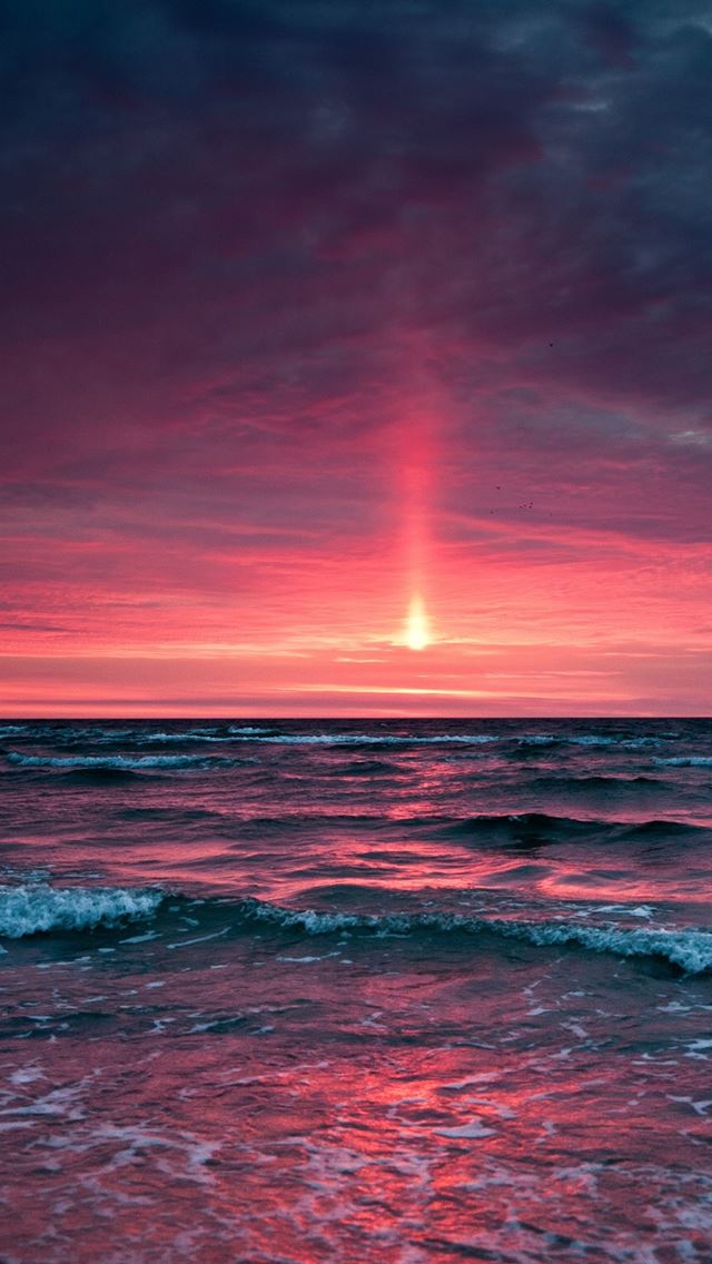 Fantasy Ocean Sunset Landscape iPhone