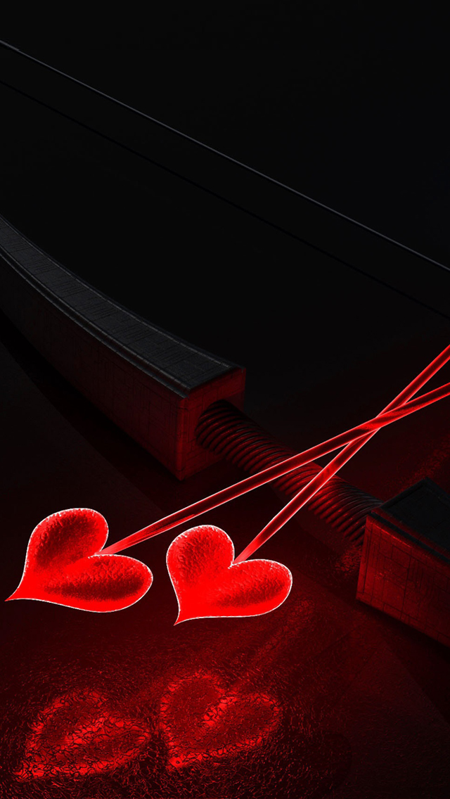Cupids Arrows Iphone 5s Wallpaper ときめけバレンタイン ハートがいっぱいiphone壁紙 Naver まとめ