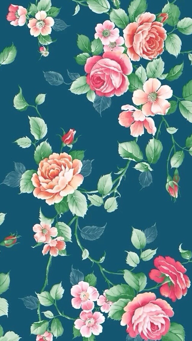 floral iPhone 5s Wallpapers | iPhone Wallpapers, iPad wallpapers