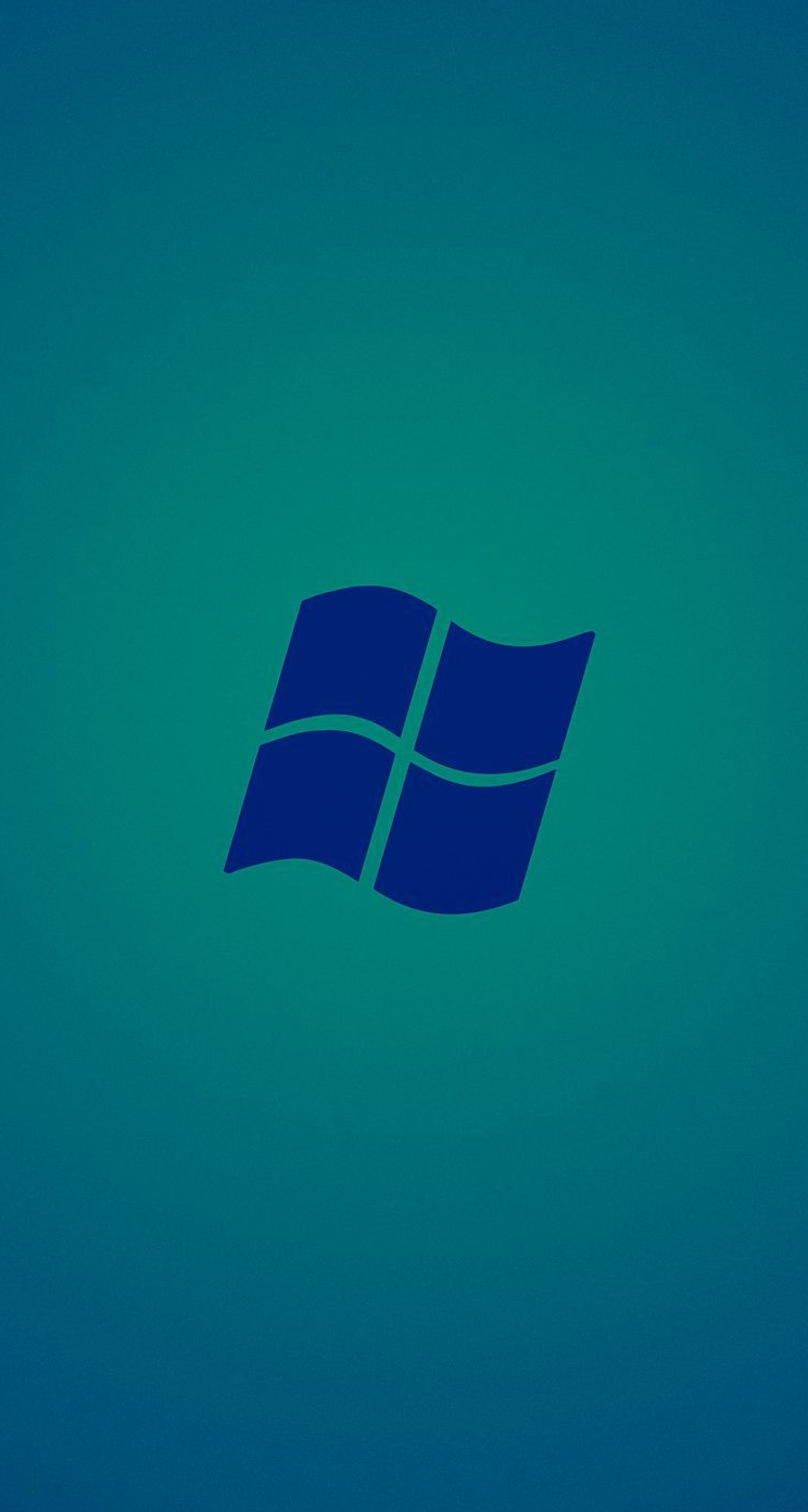 Microsoft windows blue logo iPhone 5s Wallpaper Download ...