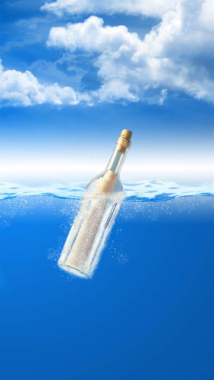 Nature Ocean Drift Bottles Iphone 6 Wall オシャレでセンスある スマホ用iphone Android ホーム画面 壁紙 画像 Naver まとめ