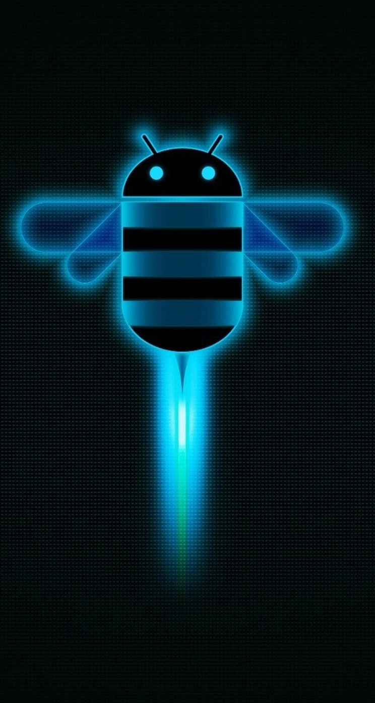 Funny Shiny Cartoon Bee IPhone Se Wallpaper Download IPhone