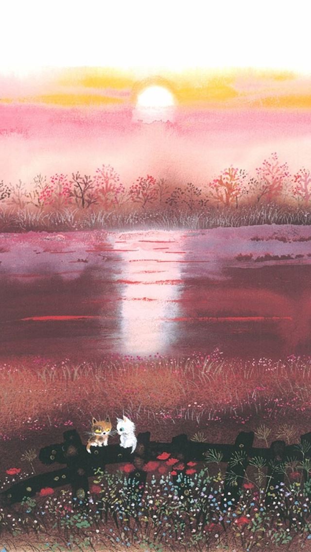 Affectionate-cat-iphone-wallpaper-ilikewallpaper_com.jpg