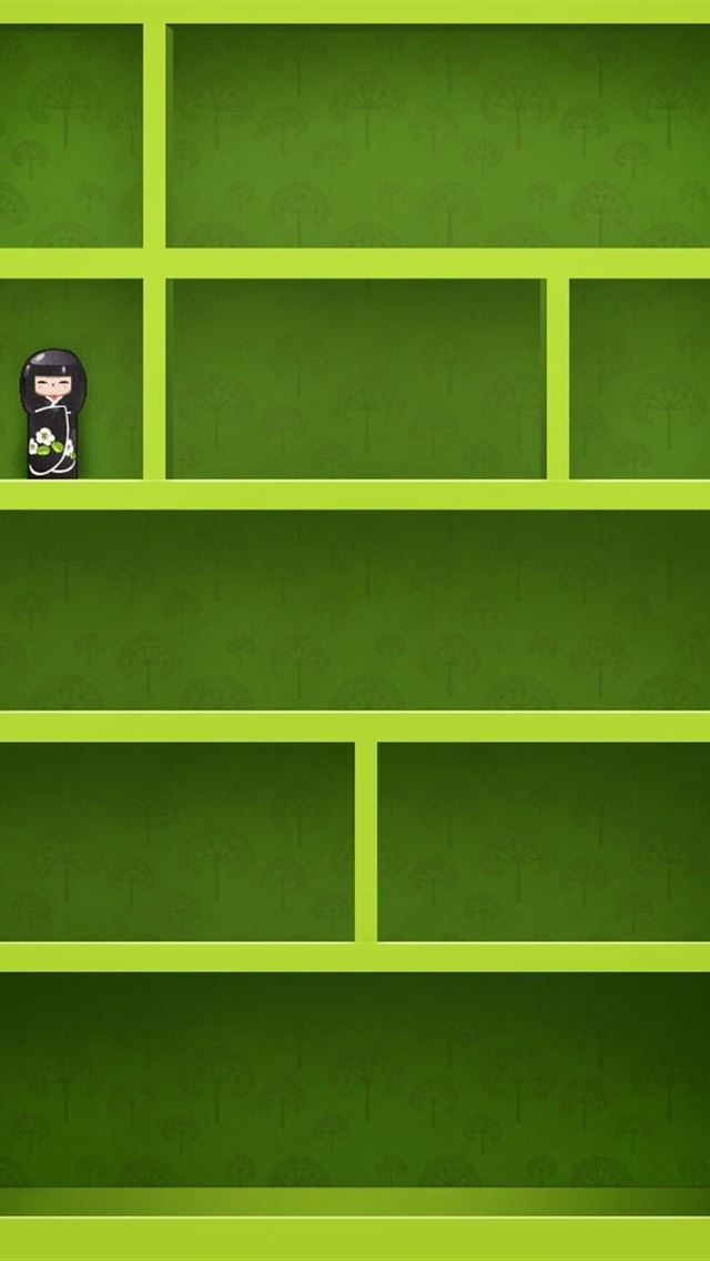 Green-Shelf-iphone-wallpaper-ilikewallpaper_com.jpg