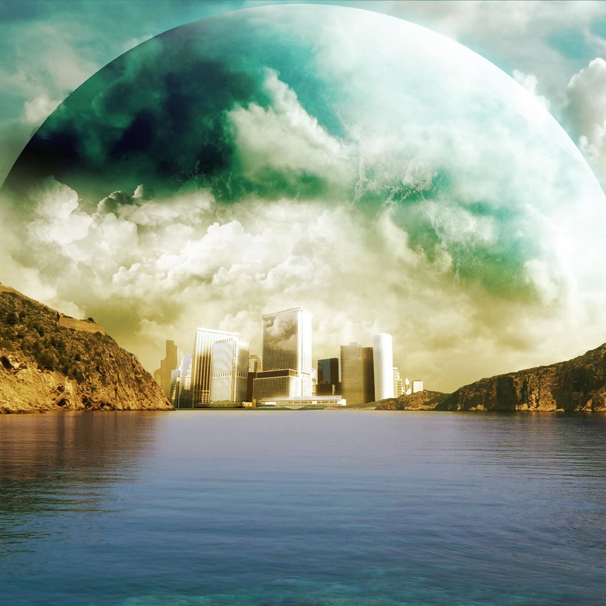 fantasy outer space ipad air wallpaper