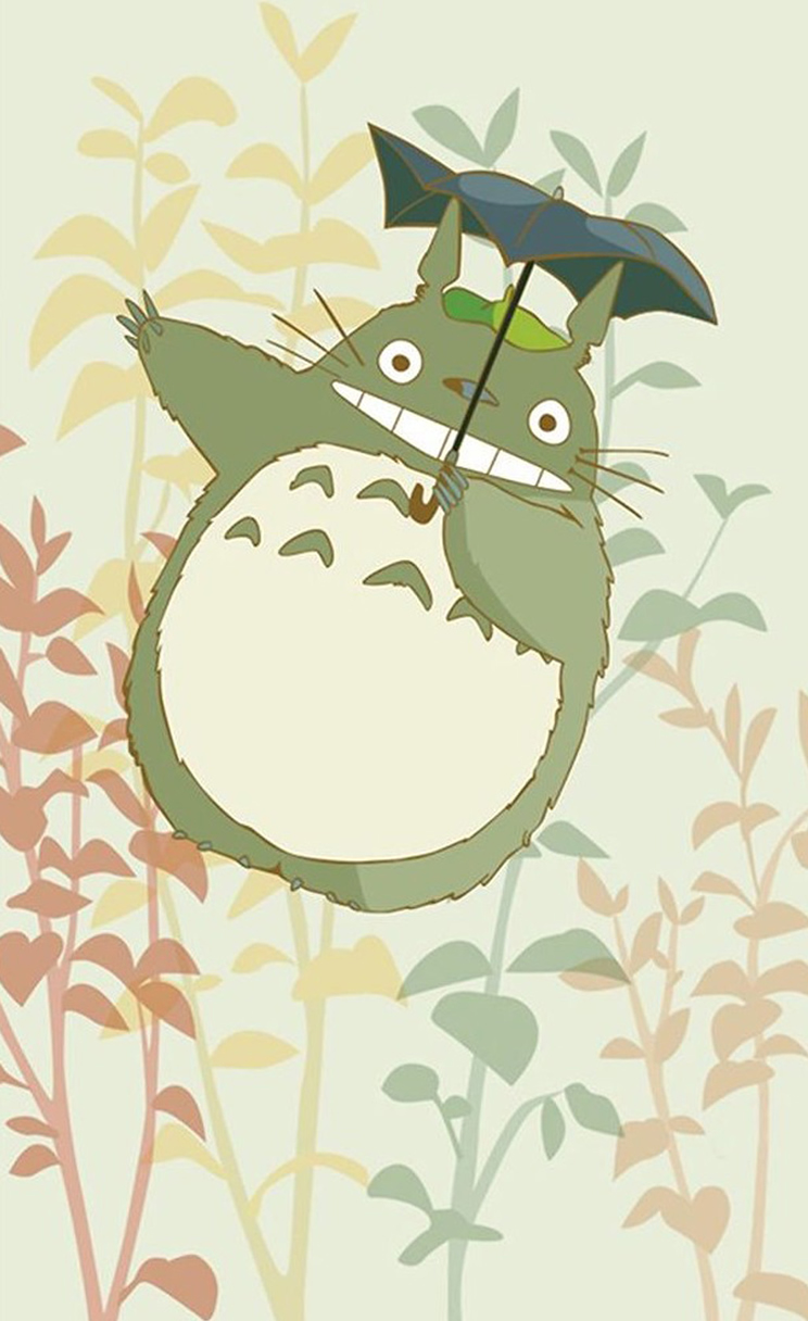 Cute My Neighbor Totoro iPhone 4s Wallpaper Download | iPhone ...