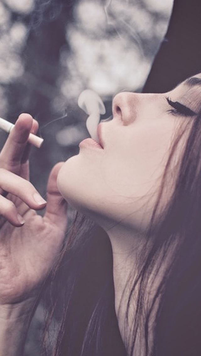 sexy smoking girl iphone 5s wallpaper download | iphone wallpape