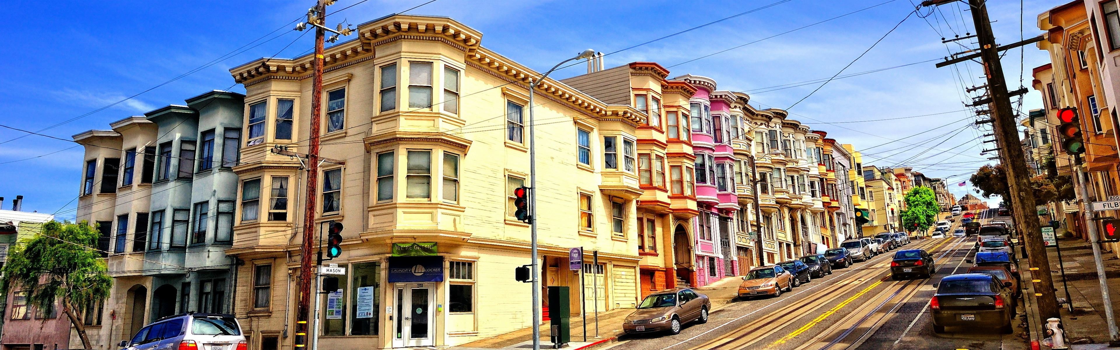 Street In San Francisco Iphone Panoramic Wallpaper Download Ipad